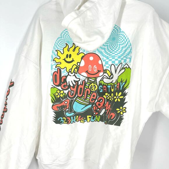 Daydreamer Flyer Oversized Mushroom Hoodie Sweatershirt Size XS - Picture 6 of 8